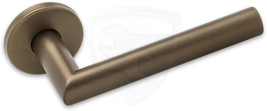 BASICS LB2-19 door handle left pointing to rosette EN1906 bronze (half pair) kopen in Alkmaar bij Postma en Postma