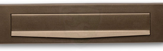 BASICS LB535 letterbox outside 330X80 bronze