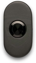 BASICS LB51 oval black doorbell