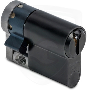 Zwart Halve cilinder EA SKG 3 sterren kopen in Alkmaar bij Postma en Postma