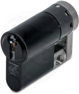 Zwart Halve cilinder EA SKG 2 sterren kopen in Alkmaar bij Postma en Postma