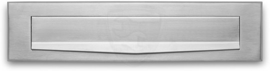 BASICS LB535 letterbox outside 330X80 stainless steel kopen in Alkmaar bij Postma en Postma