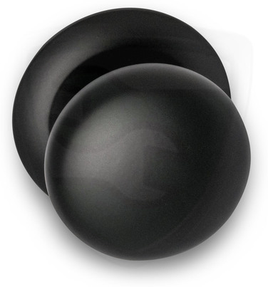 BASICS LB65V front door knob on rosette black kopen in Alkmaar bij Postma en Postma