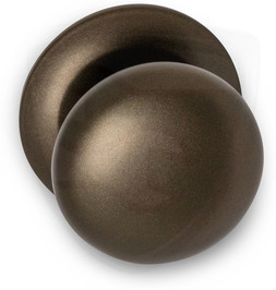 BASICS LB65V front door knob on bronze rosette
